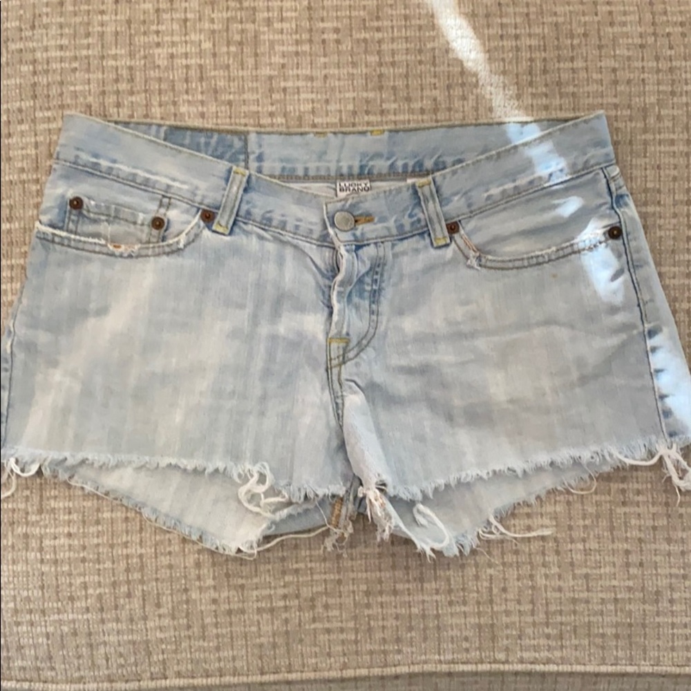 Lucky Brand Old School Denim Shorts Light Wash